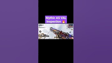 Mythic AS VAL Inspection 🔥 #codm #codmobile