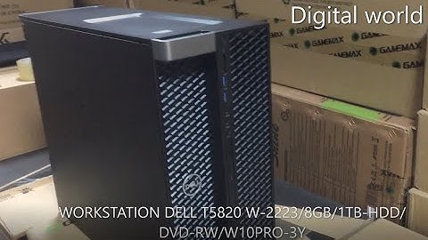Dell Precision T5820 Tower W-2223 VGA RAM SSD upgrade | BARCO® MXRT-6700 | Dell Precision T5820