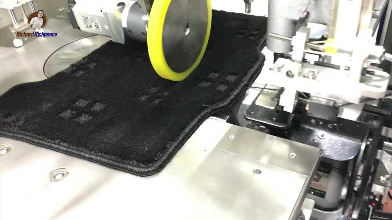 Automatic binding machine for sewing carpets YouTube