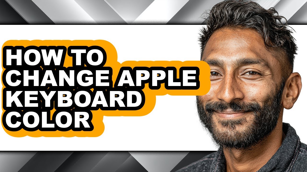 How to Change Apple Keyboard Color (easy Method)