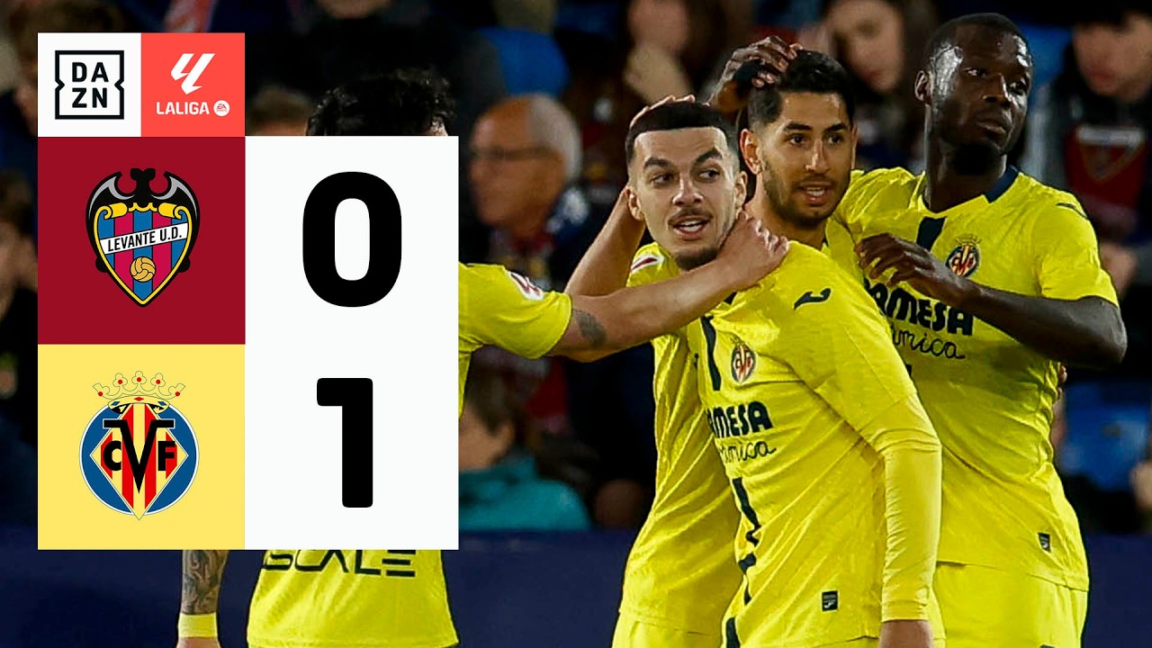 Levante UD vs Villarreal CF (0-1) | Resumen y goles | Highlights LALIGA ...