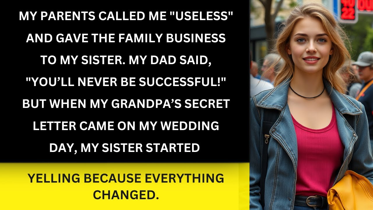 Grandpa’s Secret Letter on My Wedding Day Shocked My Family – Everything Changed...