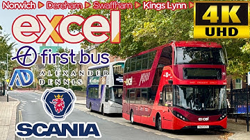 One Of UK’s Longest Luxurious Long Distance Bus From Norwich to Kings Lynn then Peterborough Just £3