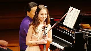 Breughel violin competition 2024, J.S. Bach Gavotte en rondeau