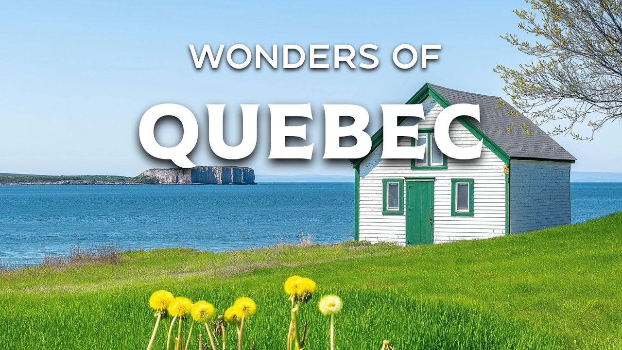 Wonders of Quebec | Amazing Places to visit in Quebec | Travel Video 4K