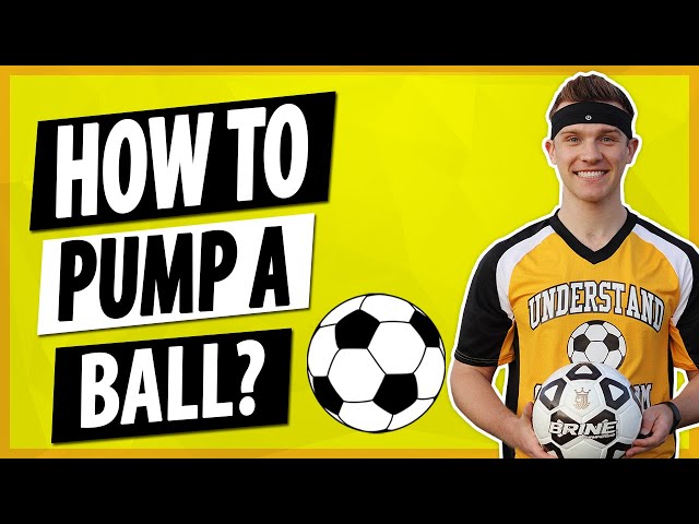 How to Pump Soccer Ball - YouTube