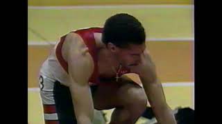 Men's 55m Hurdles Semi-Finals - 1987 USA Indoor Championships