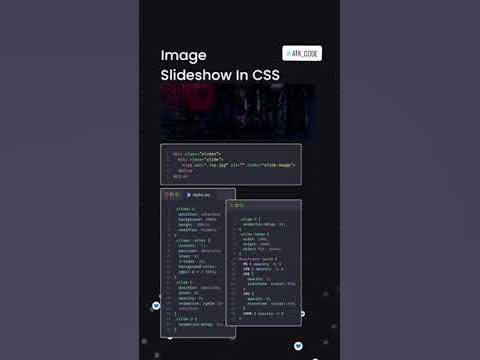 Image slider HTML and CSS - YouTube