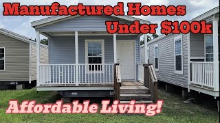 Manufactured Homes Under 100K#affordableliving #manufacturedhomes #youtube #realestate #home #diy