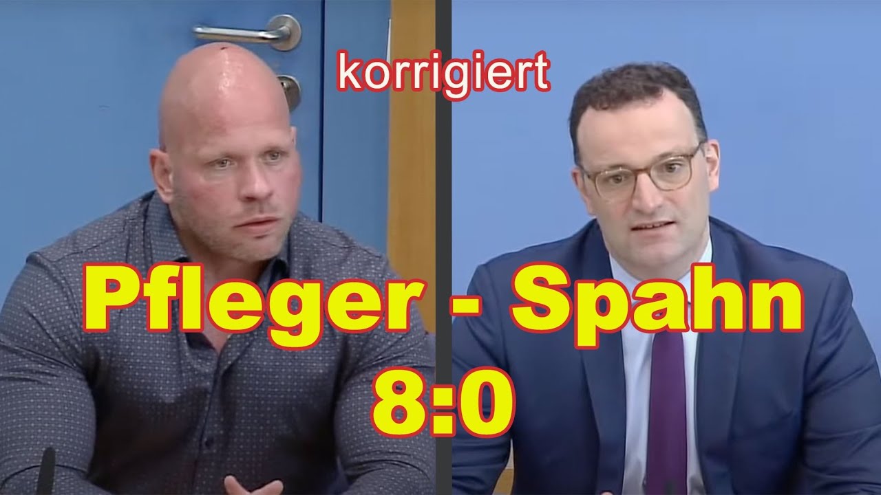 Unglaublich: Intensivpfleger zerlegt Spahns Corona-Politik, vor laufender Kamera neben dem Minister