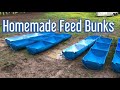 Homemade Feed Bunks