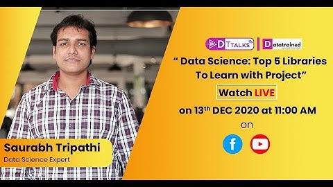 Data Science: Top 5 Libraries to learn with Project by Saurabh Tripathi