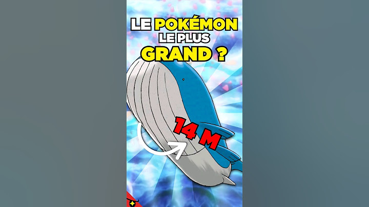 QUEL EST LE PLUS GRAND POKÉMON ? 🐳🌎
