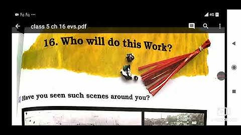 Class-5 | EVS | Chapter 16 | Who will do this work