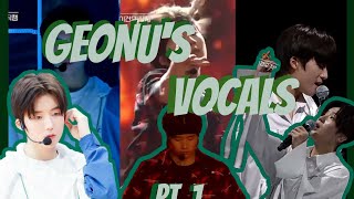 I-LAND GEONU'S 3 MINS VOCAL PARTS AND HIGHNOTES PT. 1