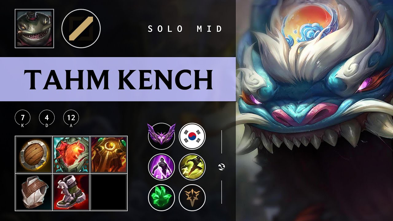 Tahm Kench Mid vs Gangplank - KR Master Patch 25.24