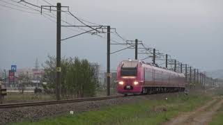 【出場明け】E653系1000番台U107編成(ハマナス色) いなほ2号@2021.4.25