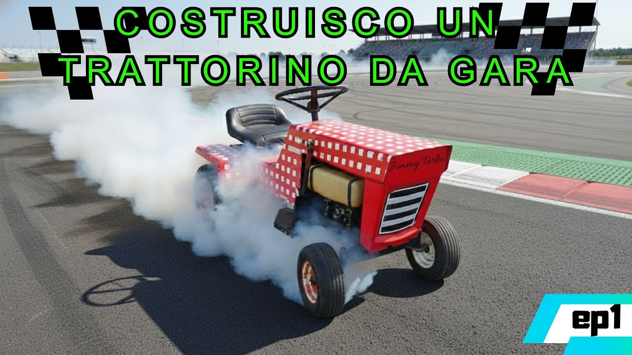 Costruisco un trattorino tagliaerba  da gara ep.1