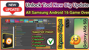 Samsung A56 5G Frp Unlock tool android 16