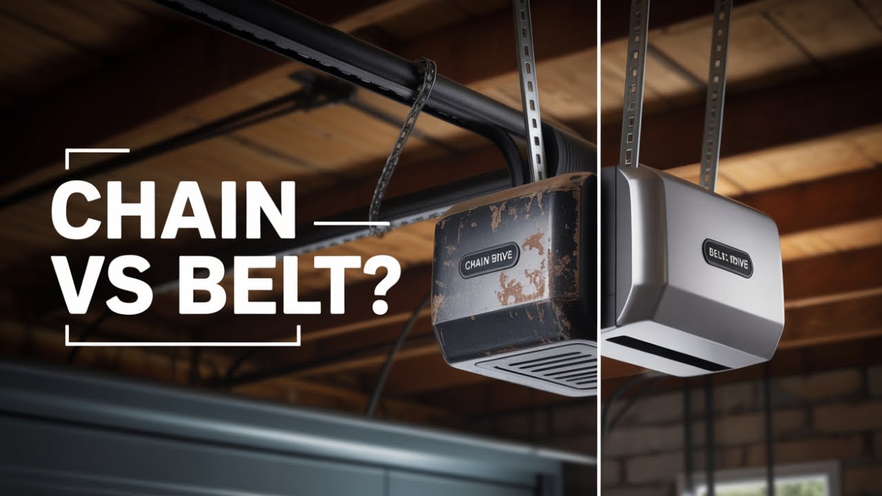 Chain vs. Belt Garage Door Opener: Which is Better?