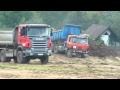 Caterpillar 973C and Tatra 815S1, Terrno1 and Scania