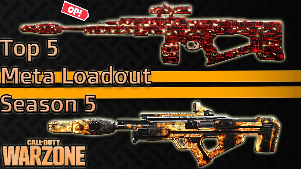 The *NEW* top 5 META LOADOUTS for Rebirth Island in SEASON 5 Warzone ...