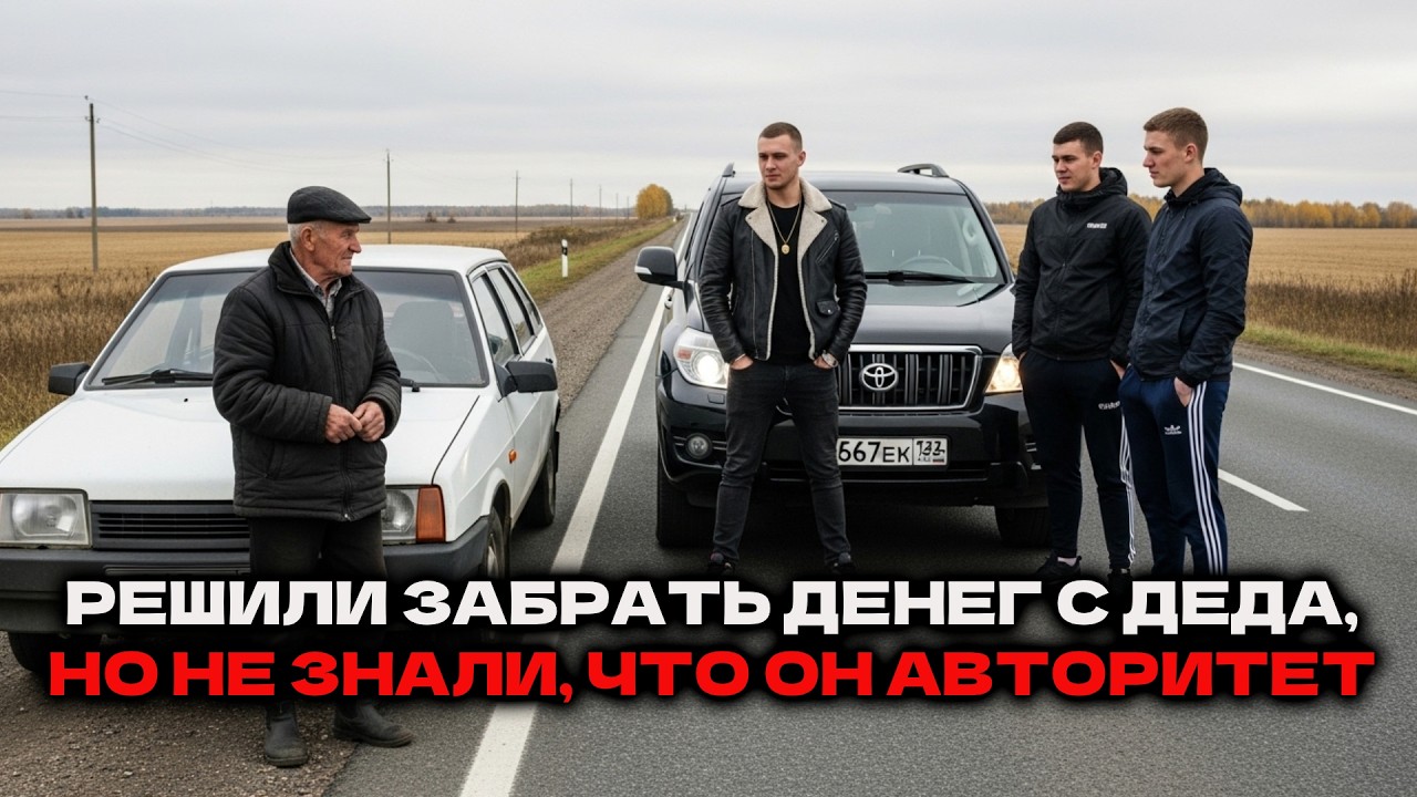 МАЖОРЫ подрезали ДЕДА на трассе и потребовали деньги... Они ещё не знали, что ПОДПИСАЛИ ПРИГОВОР