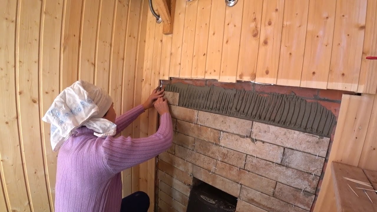 Кладу плитку в бане. Мангальный набор от индюка. Переезд в ...