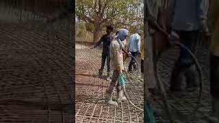 #construction #raft raft casting work in progress concrete pouring work in progress