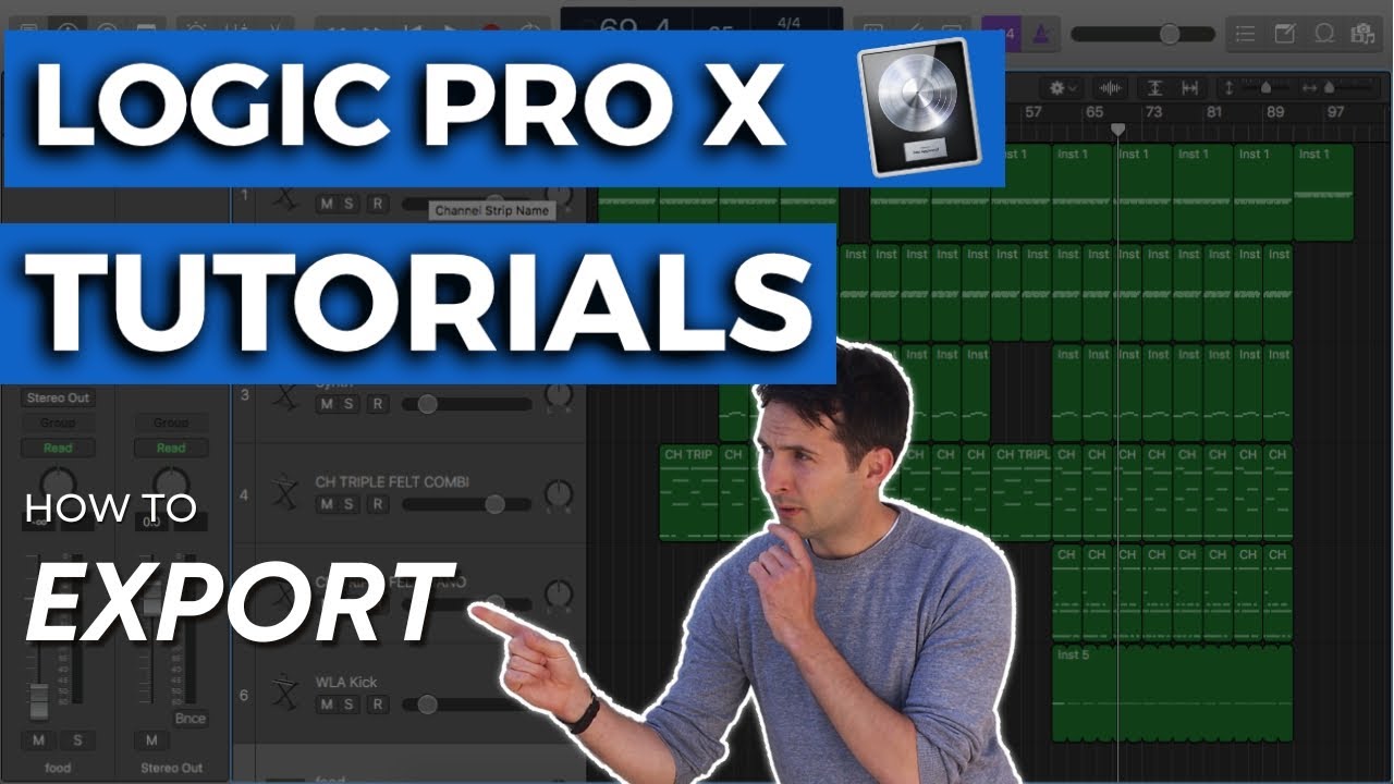 How to Export in Logic Pro X YouTube