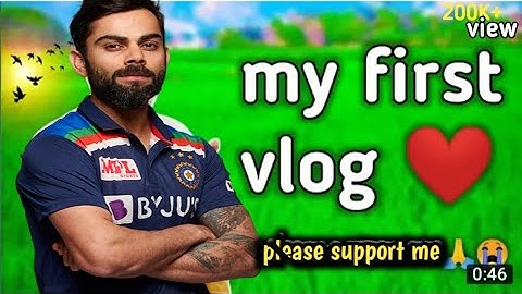 My First Vlog❤️🙏 || My First Video On Youtube @ActiveRahul