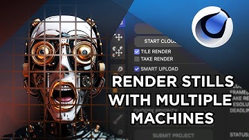 How to render big still images with Cinema 4D - Tile Rendering (VRAM)