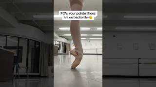 I NEED NEW POINTE SHOES😭 #dancer #ballerina #ballet #pointeshoes #dance #shorts
