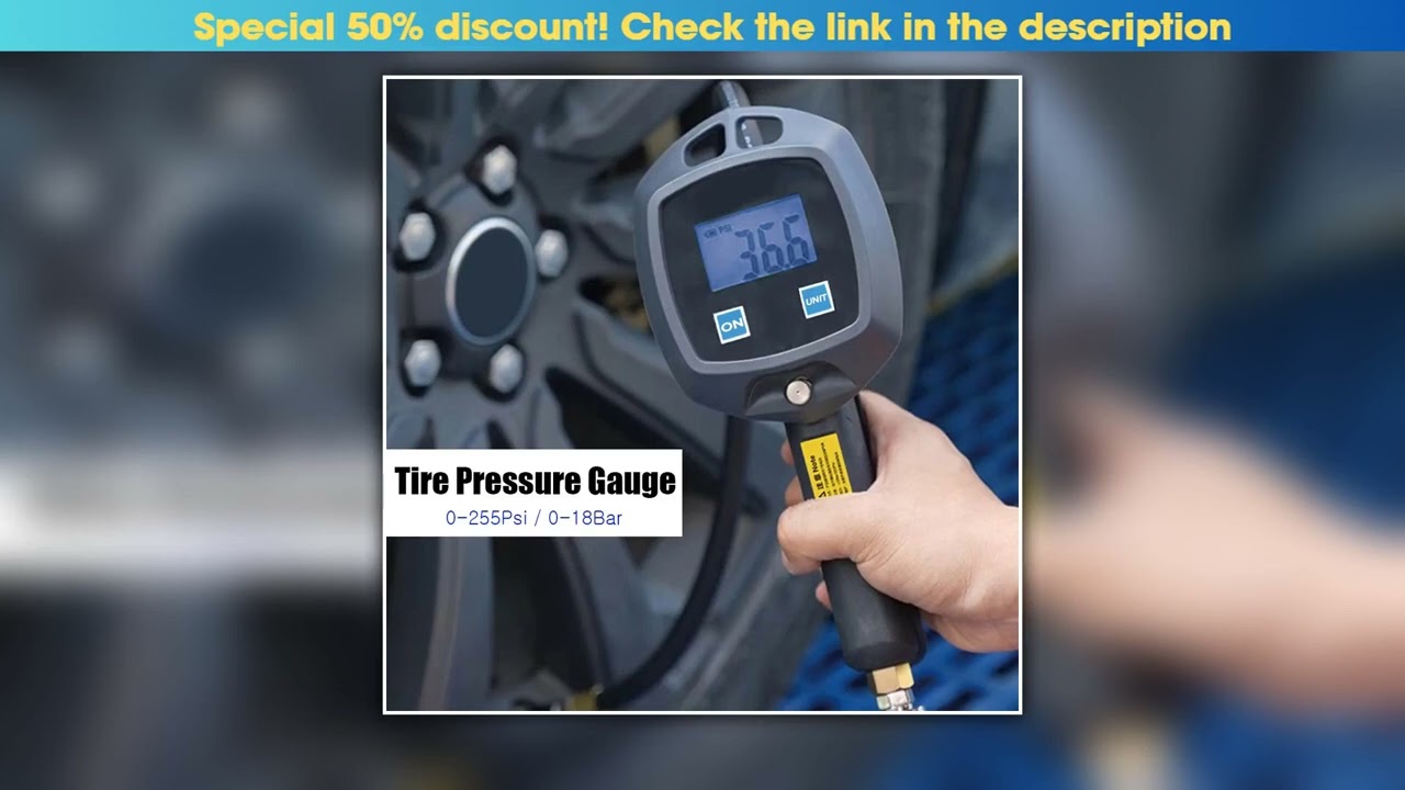 Car Tire Manometro Tire Pressure Gauge Universal Highprecision Monitoring Inflation Gun Digital