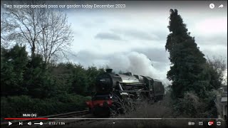 Two surprise specials pass our garden today        December 2023 by wooltman 706 views 4 months ago 1 minute, 7 seconds