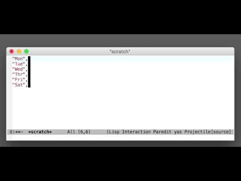 Emacs mimics Sublime Text demo 2/6