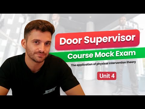 SIA Door Supervisor Course Unit 4 Mock Exam | Door Supervisor Exams