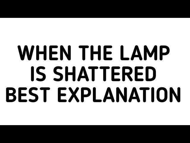 When the Lamp is Shattered in hindi... - YouTube