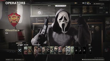 GHOSTFACE Menu Animations   Cod Cold War vs  Cod Warzone Trim 2