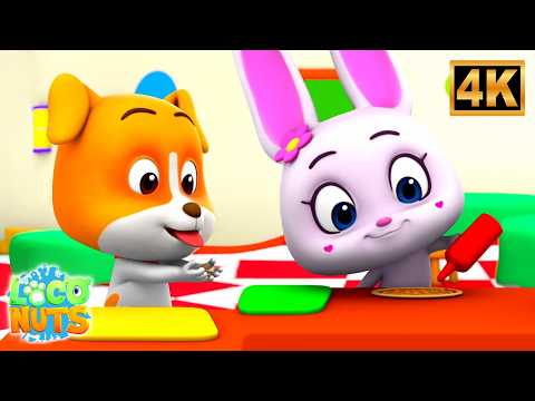 Loco Nuts | ได้เวลาพิซซ่า 🍕😂 | การ์ตูนตลกสำหรับเด็ก