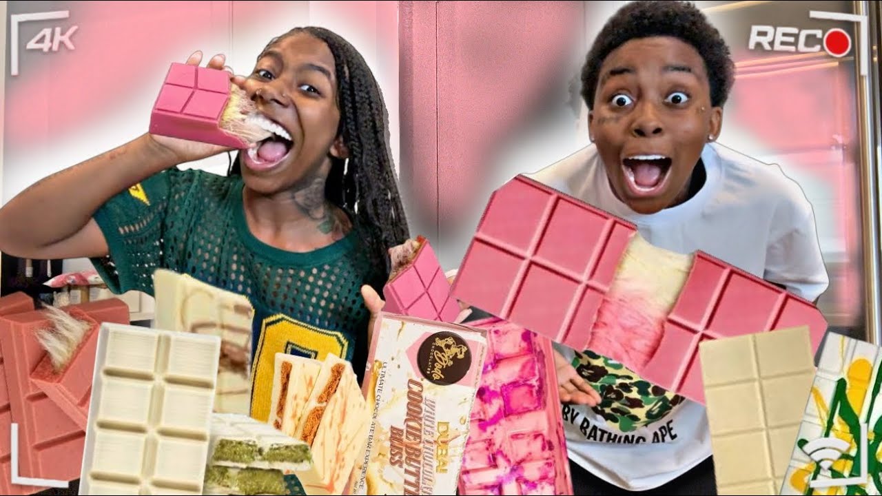 TRYING EXOTIC DUBAI CHOCOLATE 🍫 FLAVORS 😱 * AMAZING*
