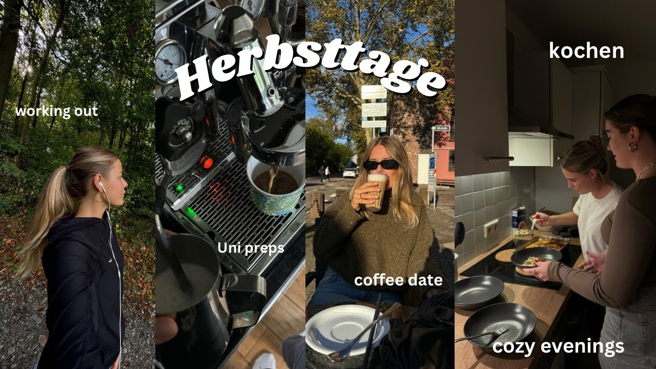 Fall cooking, Mädelsabend, food haul, Sport, Semesterstart II Marieke Emilia
