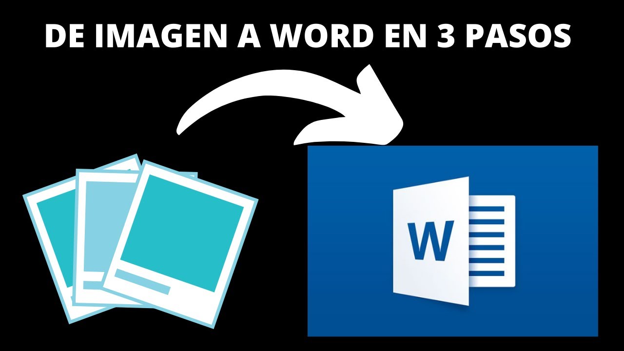COMO CONVERTIR UNA IMAGEN A WORD PARA EDITAR EN 1 MINUTO YouTube