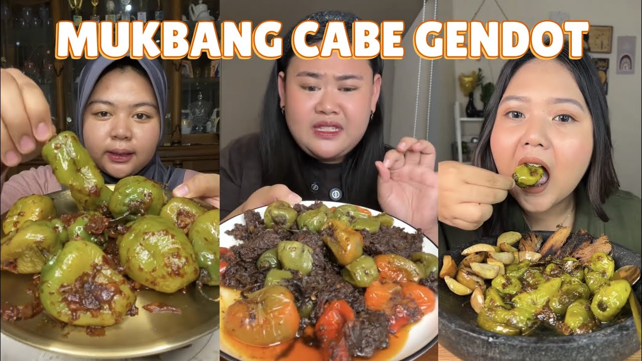 MUKBANG CABE GENDUT🌶🥵🤤 ||