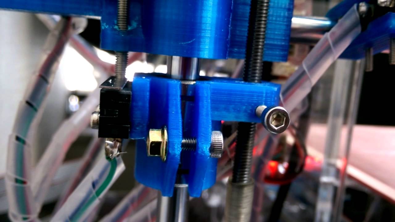 RepRap Prusa i3 bed auto-level - YouTube
