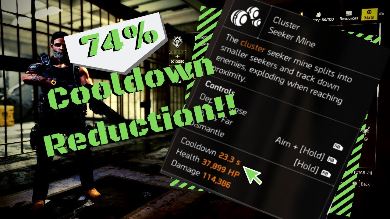 20 Sec Seeker Mine - 30s Turret Cooldown Build - Division 2