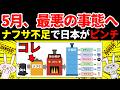 【11分でわかる!】ナフサが不足すると何がどうヤバいのか?