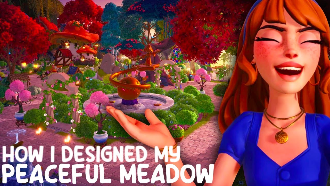 HOW I DESIGNED MY PEACEFUL MEADOW | kyra's valley