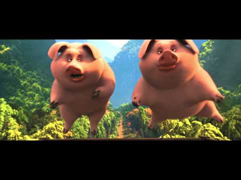 Duck Duck Goose - Pig Fart Scene (AI Enhanced)