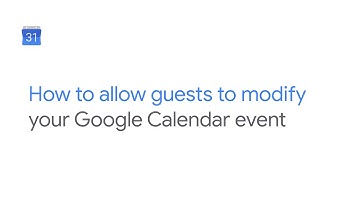 Allow guests to edit events in Google Calendar